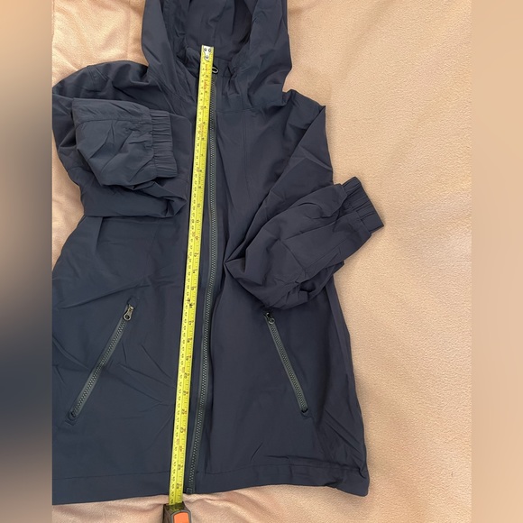 Navy blue jacket with hood - Picture 3 of 5